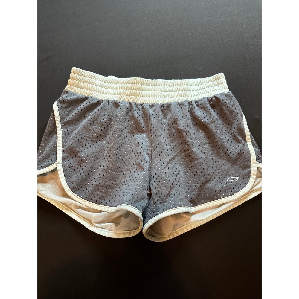 Champion Duo Dry Womens Gray Mesh Athletic Running Shorts Size S 99048-00Z